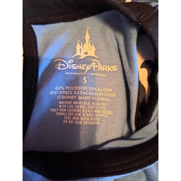 NWT STITCH Walt Disney World Park Cold Shoulder Blue T-Shirt Adult Small - Picture 5 of 7